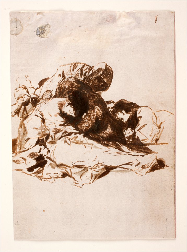 Goya -Muerta de hambre, D04046