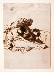 Goya -Muerta de hambre, D04046