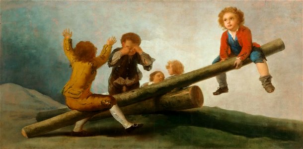 Francisco de Goya - El Balancín (Philadelphia Museum of Art)