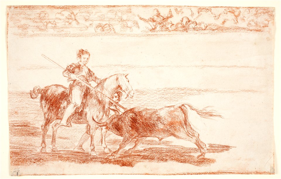 Goya - Valor varonil de la célebre Pajuelera en la de Zaragoza, D04309