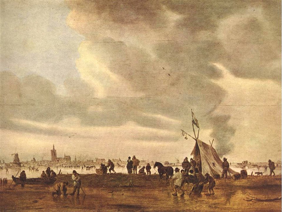 Goyen 1645 View of The Hague in Winter