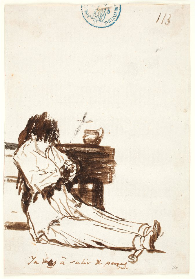 Goya - Ya bas á salir de penas, D04093