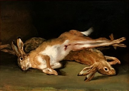 Goya Liebres muertas