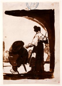Goya -Linda pareja, D04171