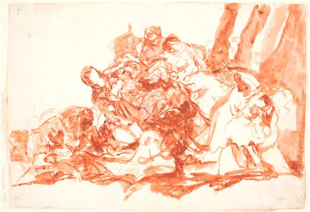 Goya Disparate general drawing