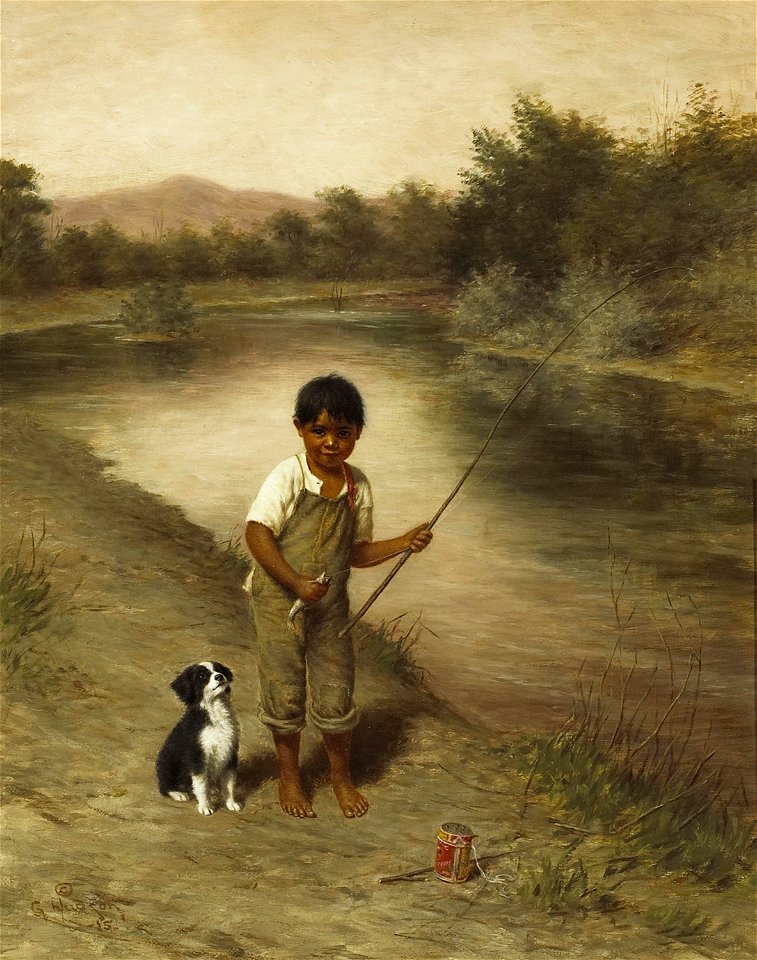 Grace Carpenter Hudson - We got him, 1915