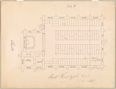 Grace Church (Brooklyn, New York). Plan) - Rich Upjohn, archt LCCN2012647185
