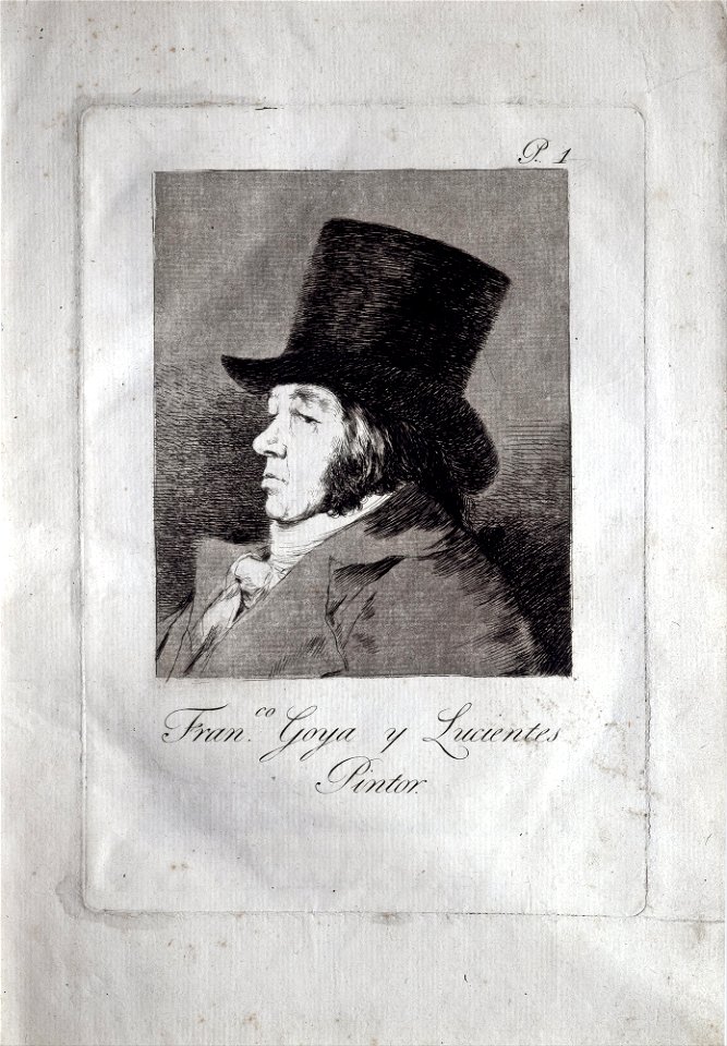 Goya y Lucientes, Francisco de - Self-Portrait - Google Art Project