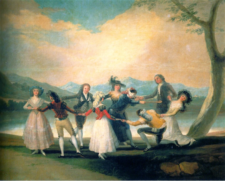 Goya, Francisco - Das Blindekuhspiel - 1791