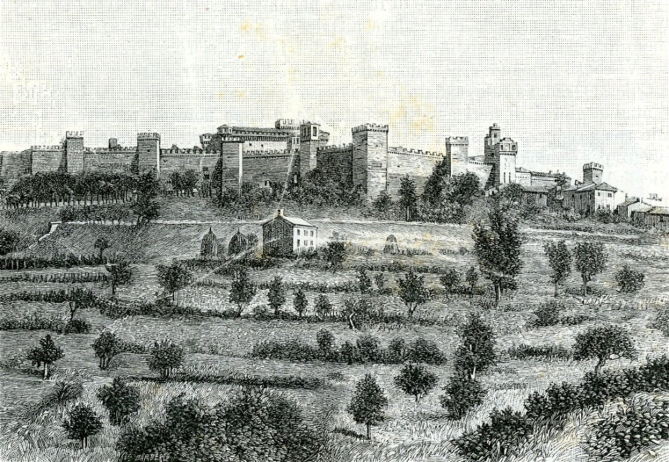 Gradara panorama della città