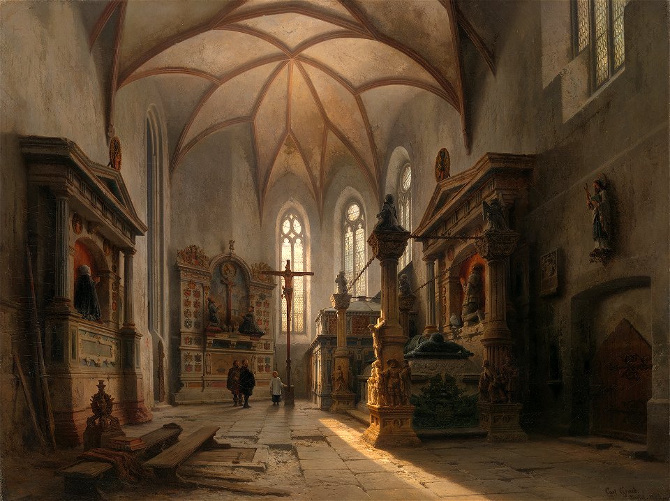 Carl Georg Anton Graeb - St. Andreaskerk bij Eisleben - SA 228 - Amsterdam Museum