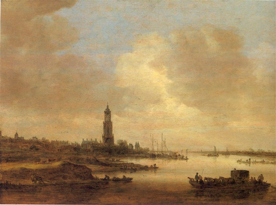 Goyen 1648 Gezicht op Rhenen