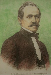 Graf Emil Dessewffy, gestorben am 10. Januar