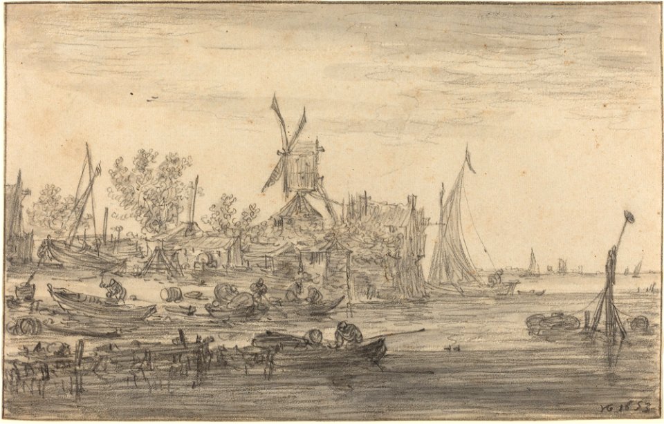 Goyen 1653 nabrzeepoodpywiezwiatrakiem