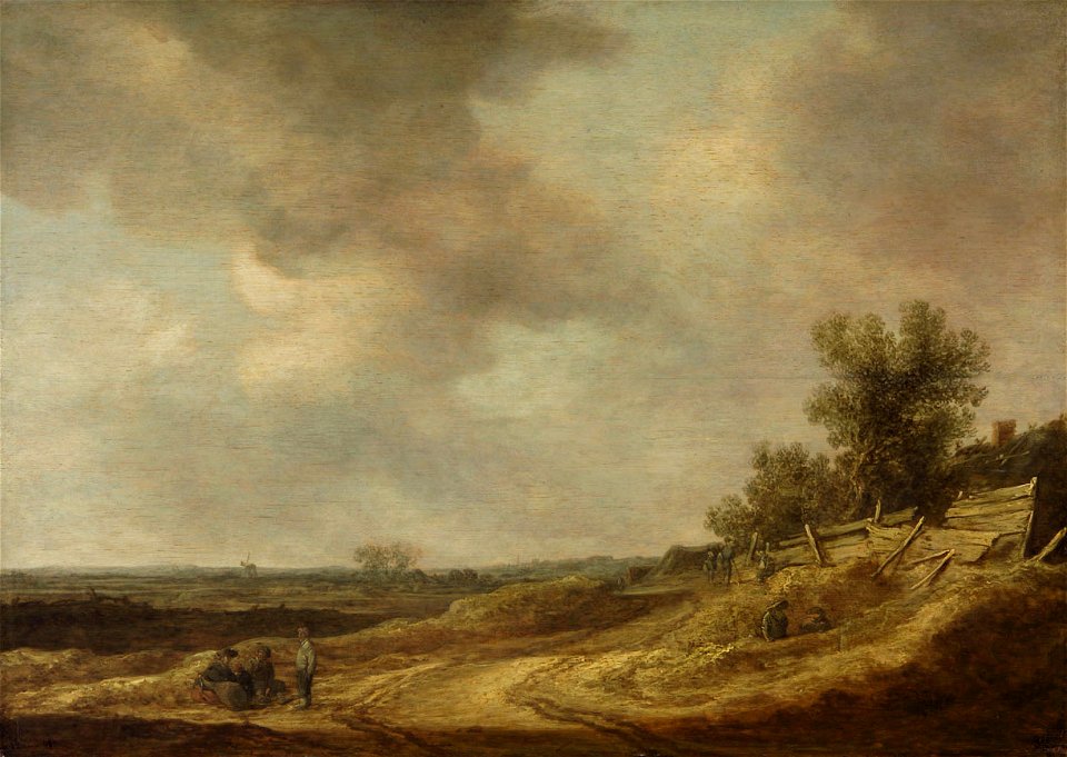 Jan van Goyen - Vlak landschap