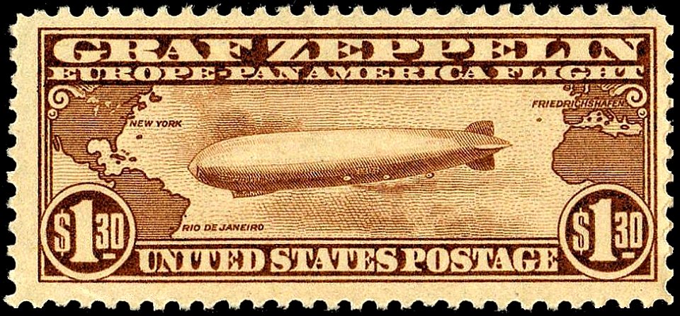 Graf Zeppelin stamp $1 30 1930 issue