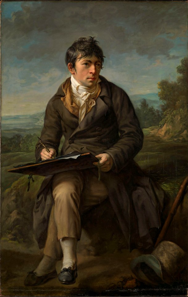 Anton Graff - Portrait of the Landscape Painter Carl Anton Graff - NG.M.00177 - National Museum of Art, Architecture and Design