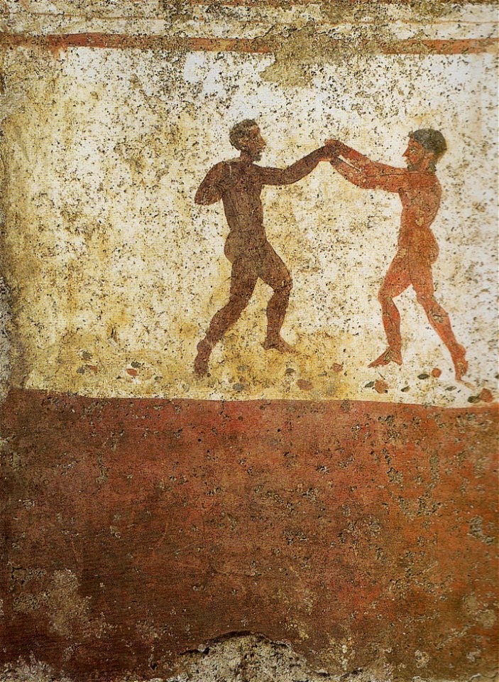 Grab der Nereide Boxkampf