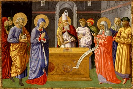 Gozzoli - Purification of the Virgin, 1461-1462