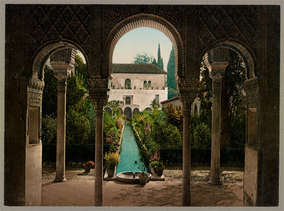 Granada. Galeria exterior del Generalife LCCN2017660756