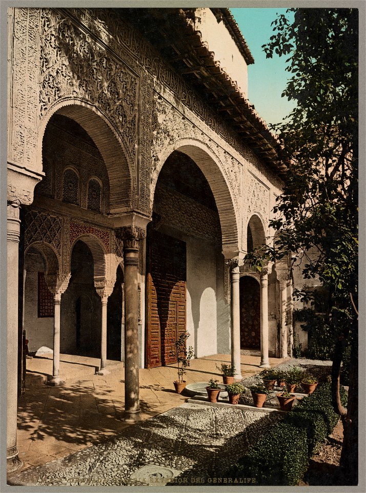 Granada. Galeria exterior del Generalife LCCN2017660758