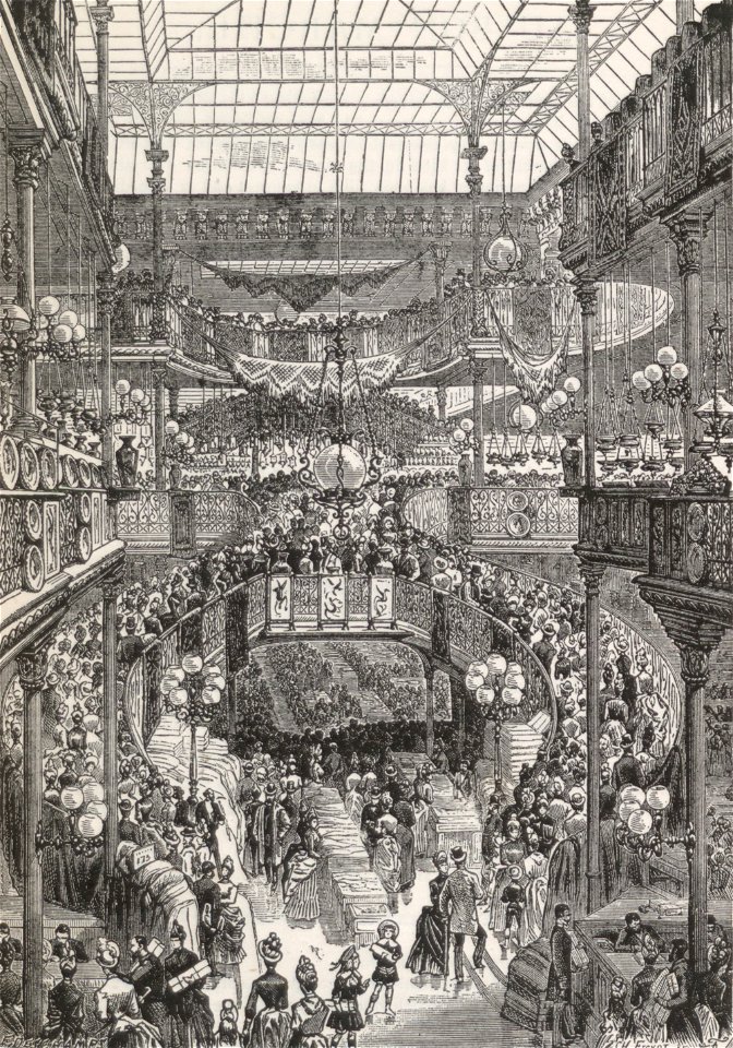 Grand central staircase, 1892