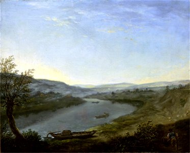 Anton Graff- Die Elbe bei Blasewitz oberhalb Dresdens am Morgen