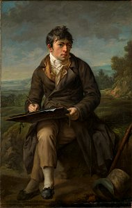 Anton Graff - Porträt des Landschaftsmalers Carl Anton Graff (1809)