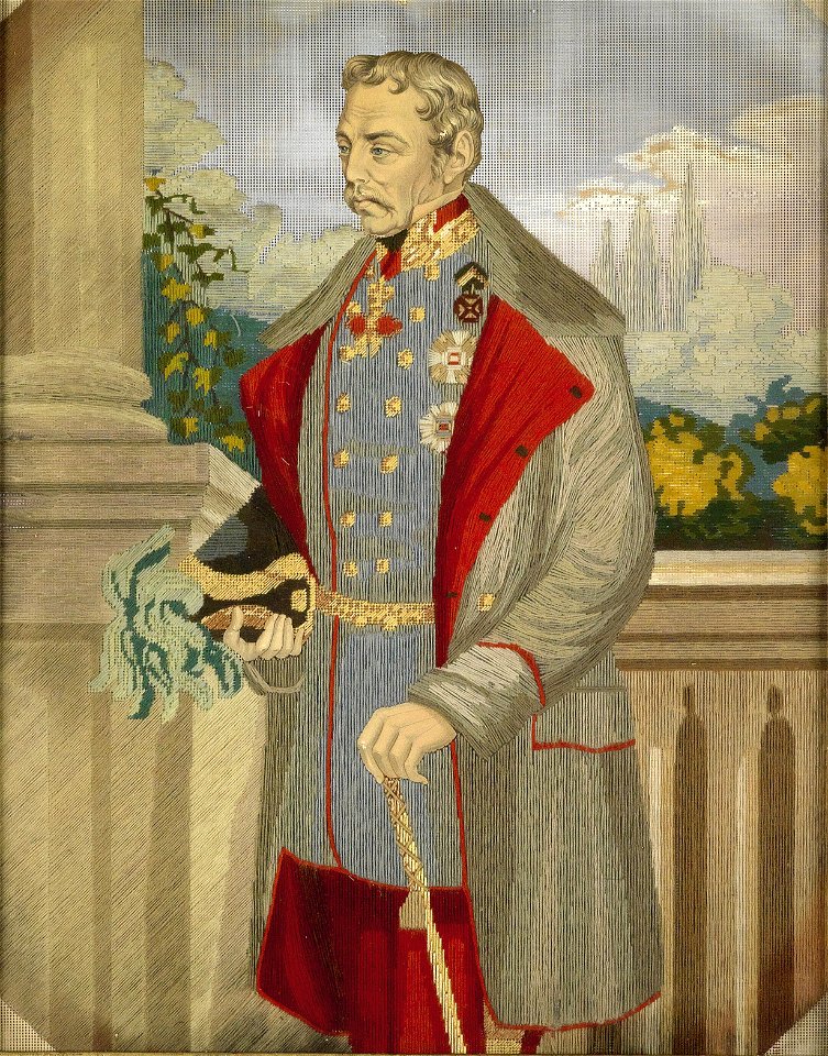 Graf Radetzky Seidenstickerei