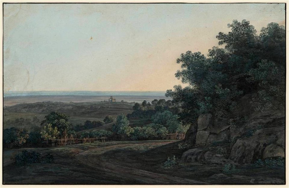 Carl Anton Graff - Landschaft mit Felsen