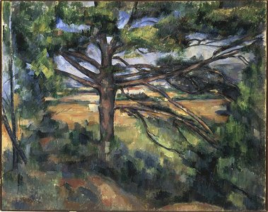 Grand pin et terres rouges, par Paul Cézanne, FWN 274