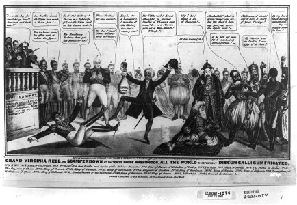 Grand Virginia reel and scamperdown at the Whitehouse Washington LCCN2008661277