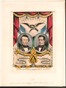 Grand, national, democratic banner - press onward - lith. & pub. by N. Currier. LCCN2001702114
