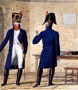 Grande Armée - Line Infantry - Officers in Overcoats