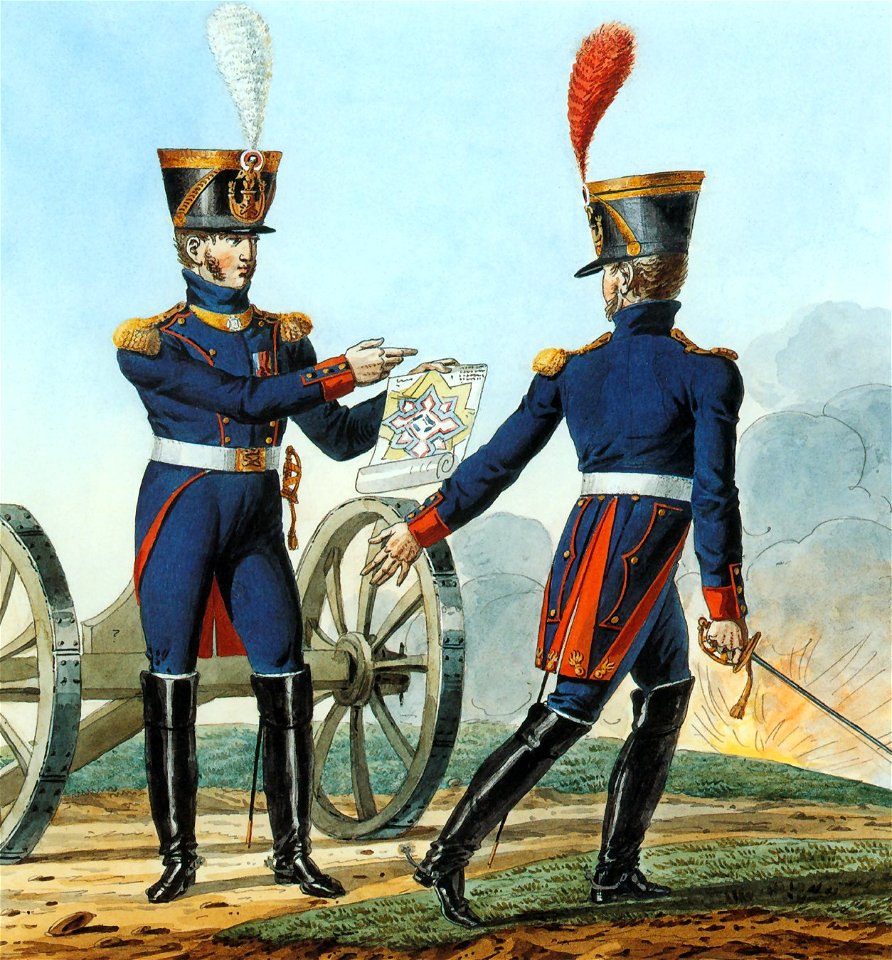 Grande Armée - Artillery-Colonel and Chef de bataillon