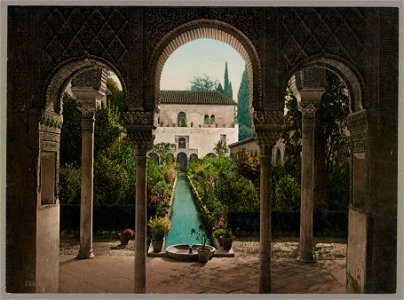 Granada. Galeria exterior del Generalife LCCN2017660756