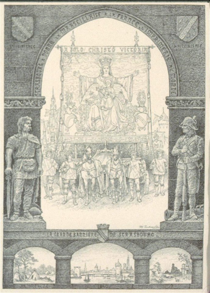Grande bannière de la ville de Strasbourg