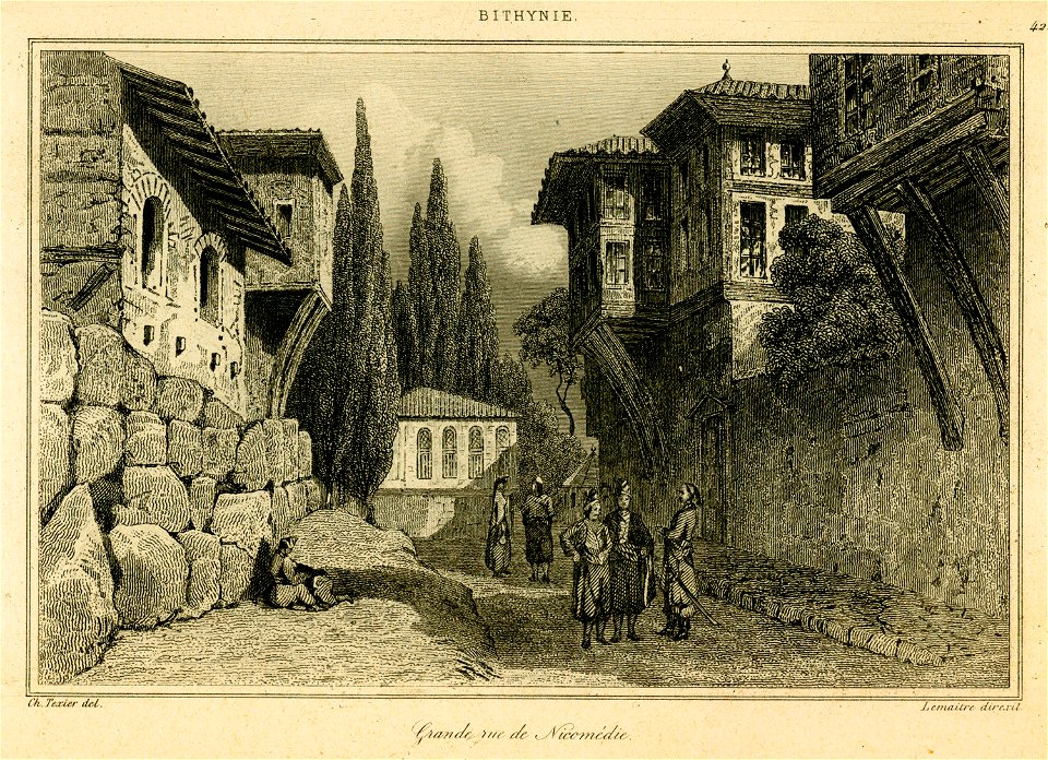 Grande rue de Nicomédie - Texier Charles Félix Marie - 1882