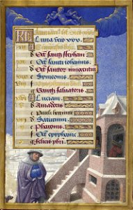 Grandes Heures d'Anne de Bretagne - fol. 4r - Calendrier Janvier
