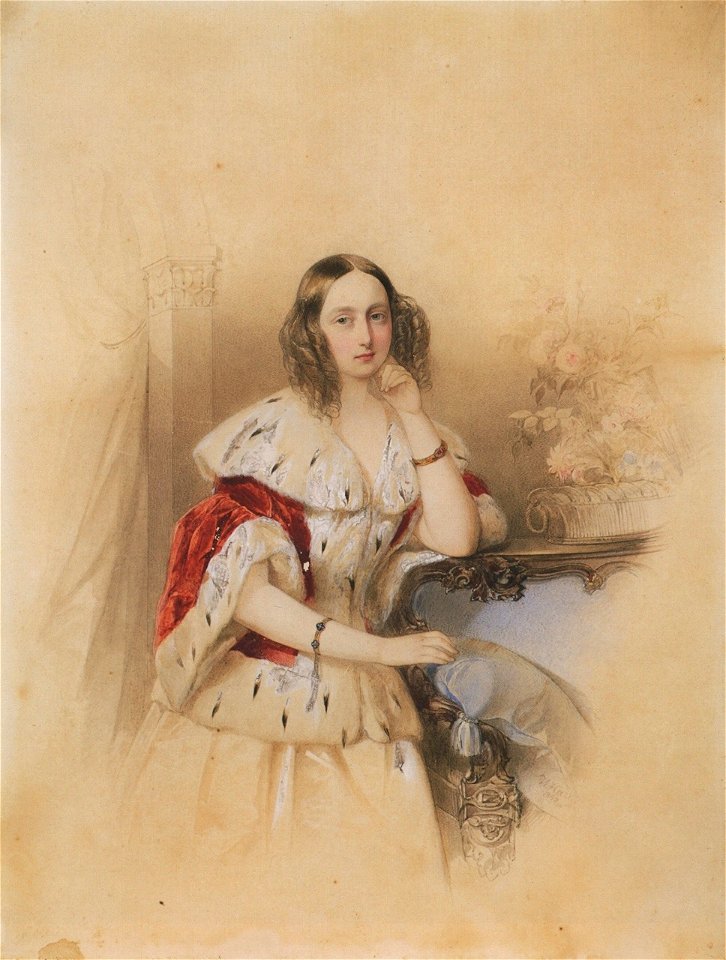 Grand Duchess Olga Nikolaevna of Russia by Vladimir Hau