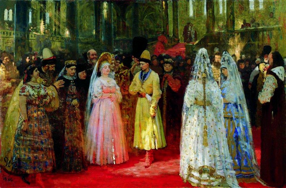 Grand Duke's bride by Repin