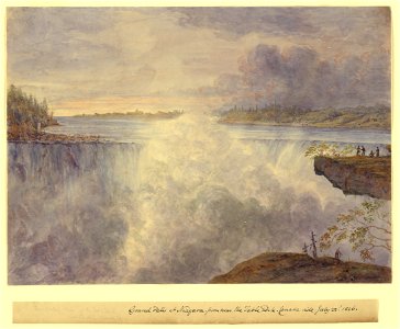 Grand Falls at Niagara from near the Table Rock, Canada side, July 22, 1846 LCCN2005693022