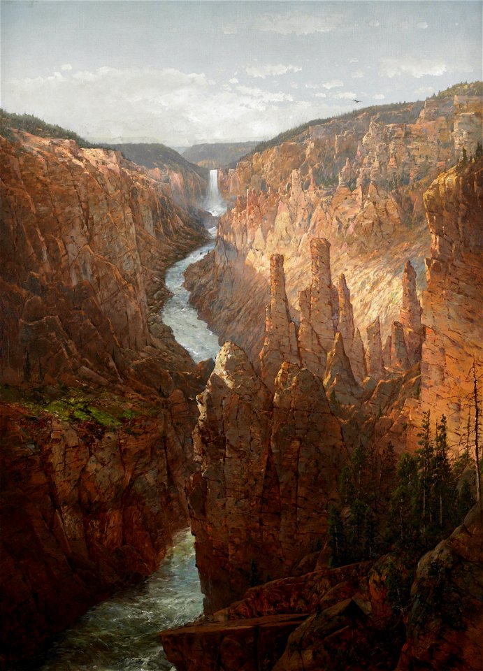 Grand Canyon, Yellowstone River, Wyoming - William Louis Sonntag, Sr. - Google Cultural Institute
