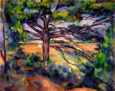 Grand pin et terres rouges, by Paul Cézanne