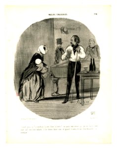 Grand gueux va! Je voudrais t'y voir dans la bière... (You rogue, I'd like to see you drown in your beer!...) (BM 1918,0511.183)