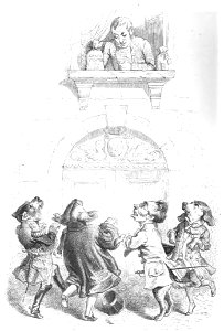 Grandville - Cent Proverbes, 1845 (page 330 crop)