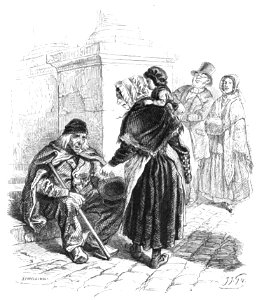 Grandville - Cent Proverbes, 1845 (page 476 crop)