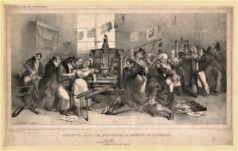 Grandville - Descente dans les ateliers de la liberté de la presse