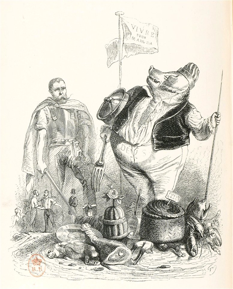 Grandville - La gourmandise a tué plus de gens que l'épée