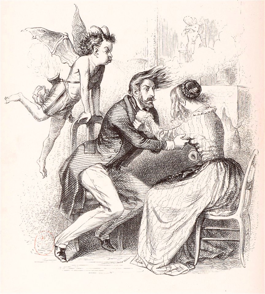 Grandville - L'homme est de feu, la femme d'étoupe, le diable vient qui souffle